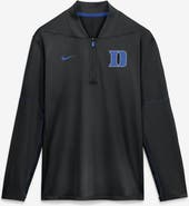 Nike Men's Nike Black Duke Blue Devils 2026 Sideline Midweight Half-Zip Dri-FIT Pullover