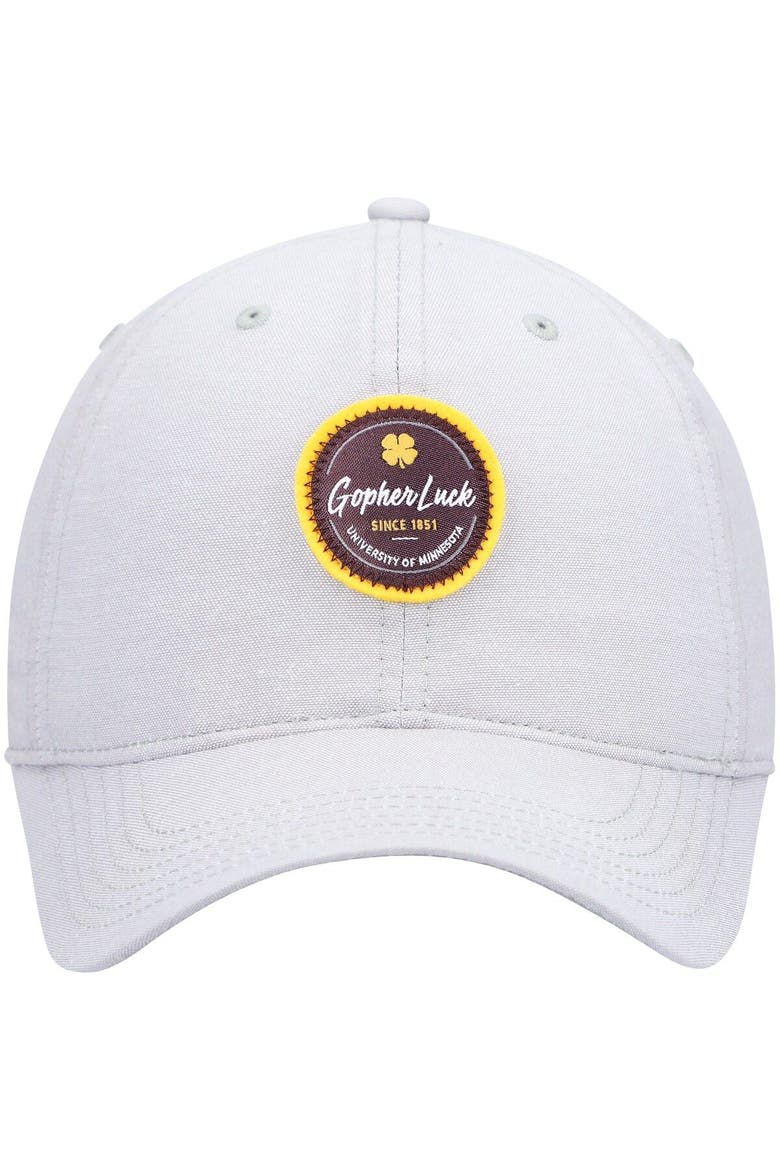 Men's Gray Minnesota Golden Gophers Oxford Circle Adjustable Hat, Alternate, color, Gray