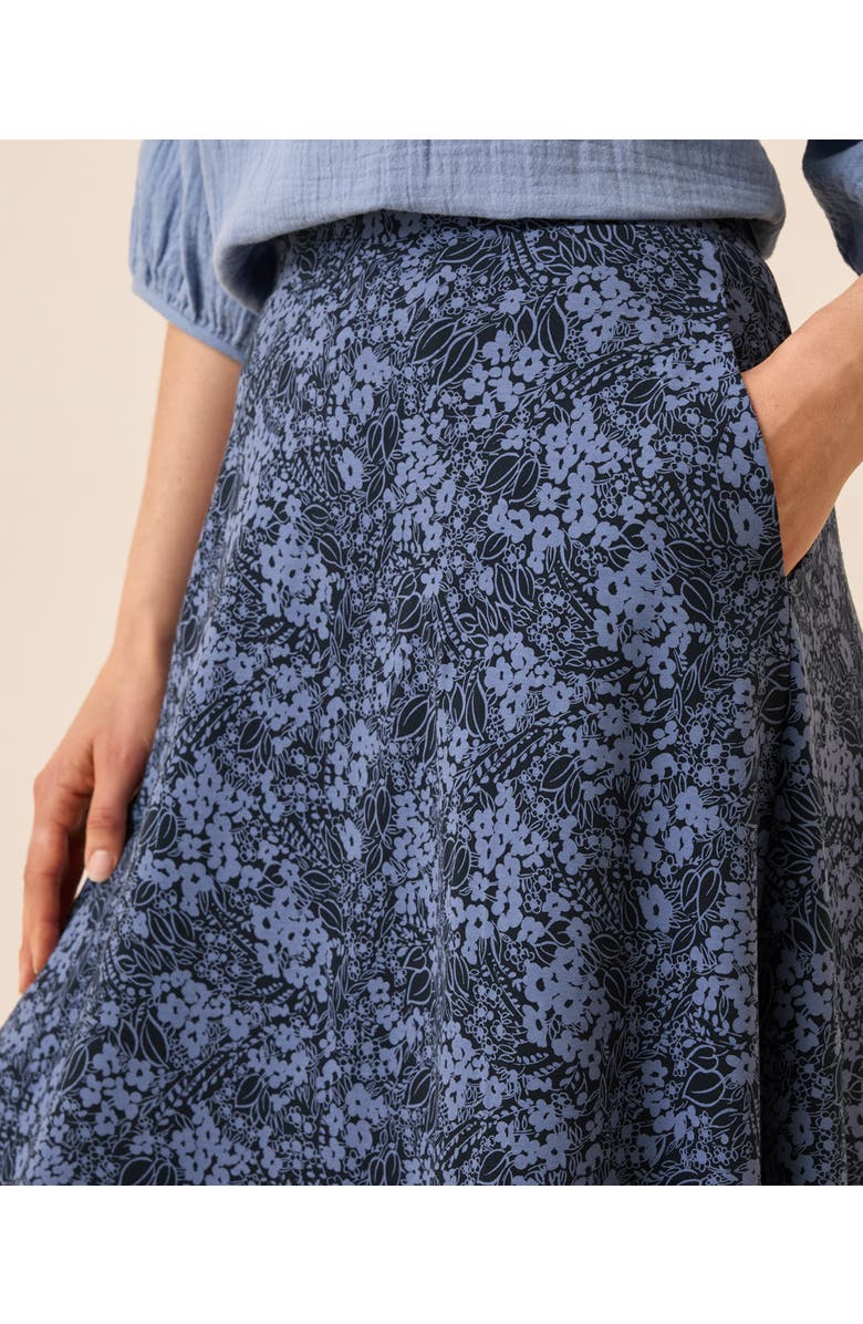 Fit & Flare Midi Skirt