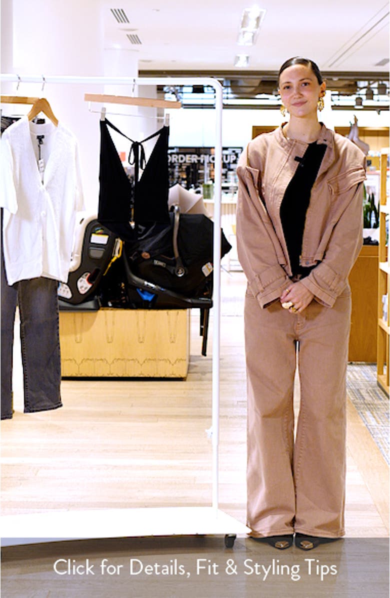 The Coco Plunge Neck Halter Crop Top, sales video thumbnail