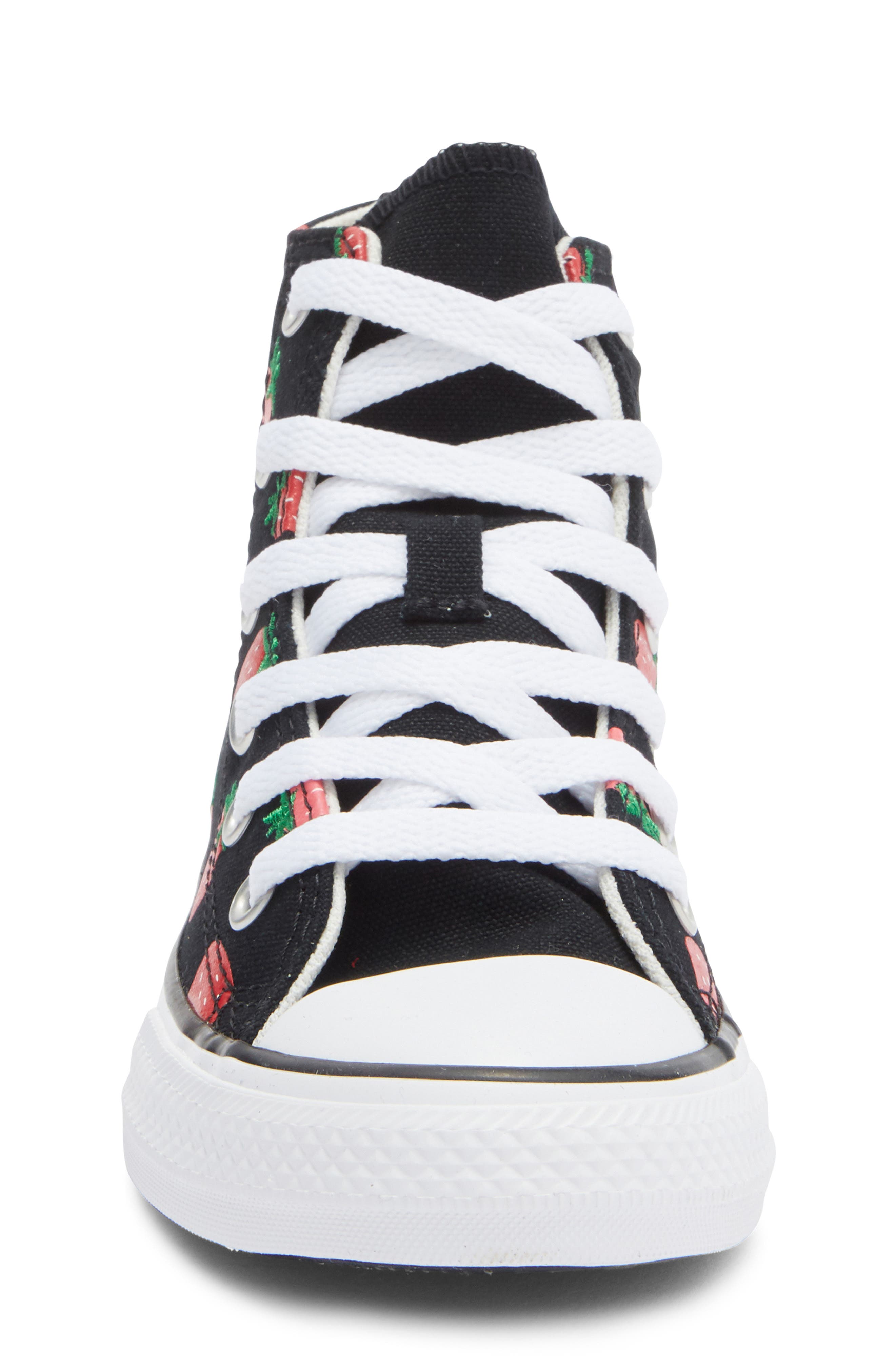 Converse Kids' Chuck Taylor All Star Strawberry Canvas High Top Sneaker, Alternate, color, 