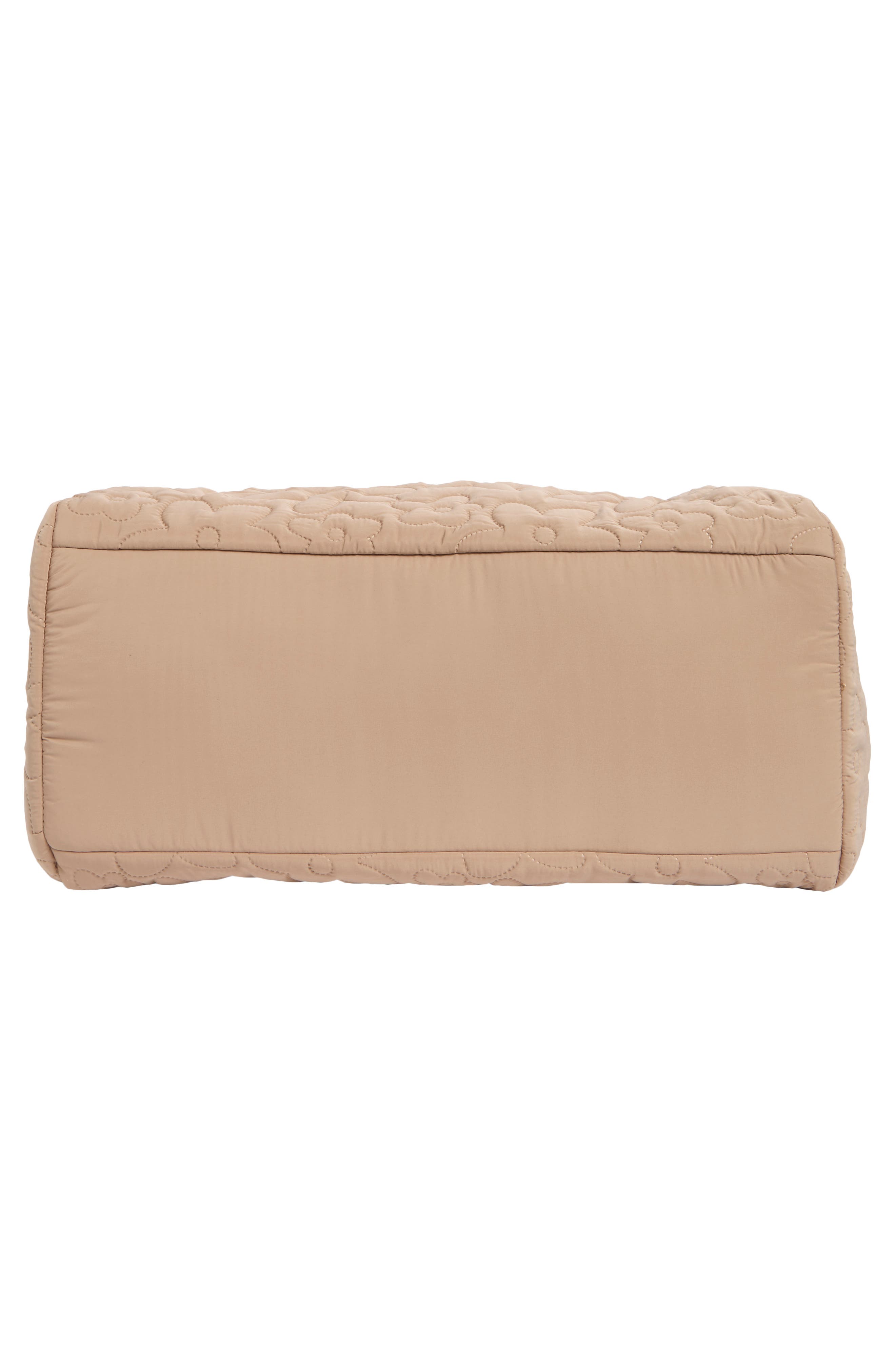 Quilted Duffle Bag, Alternate, color, NORDSTROM MAPLE