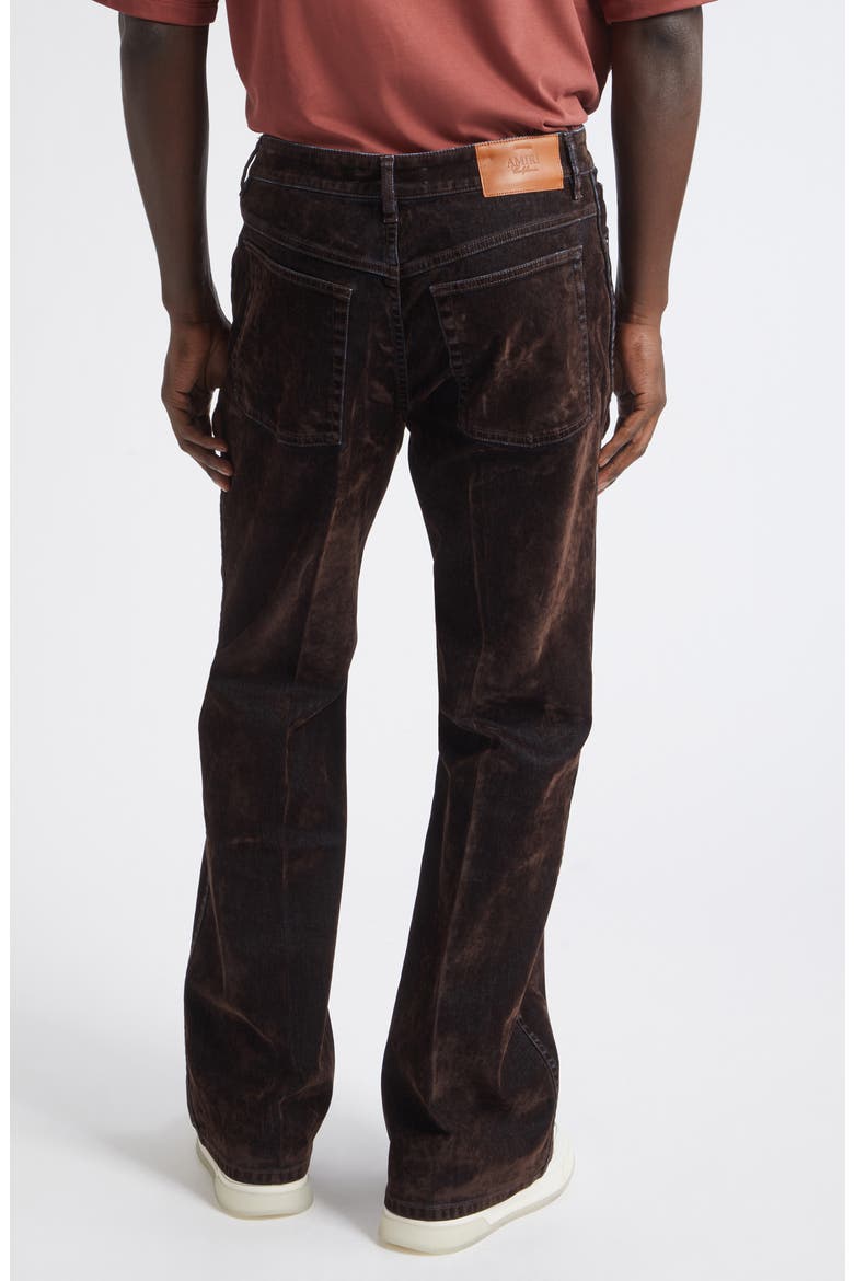Flocked MA Fit Jeans, Alternate, color, HUSK