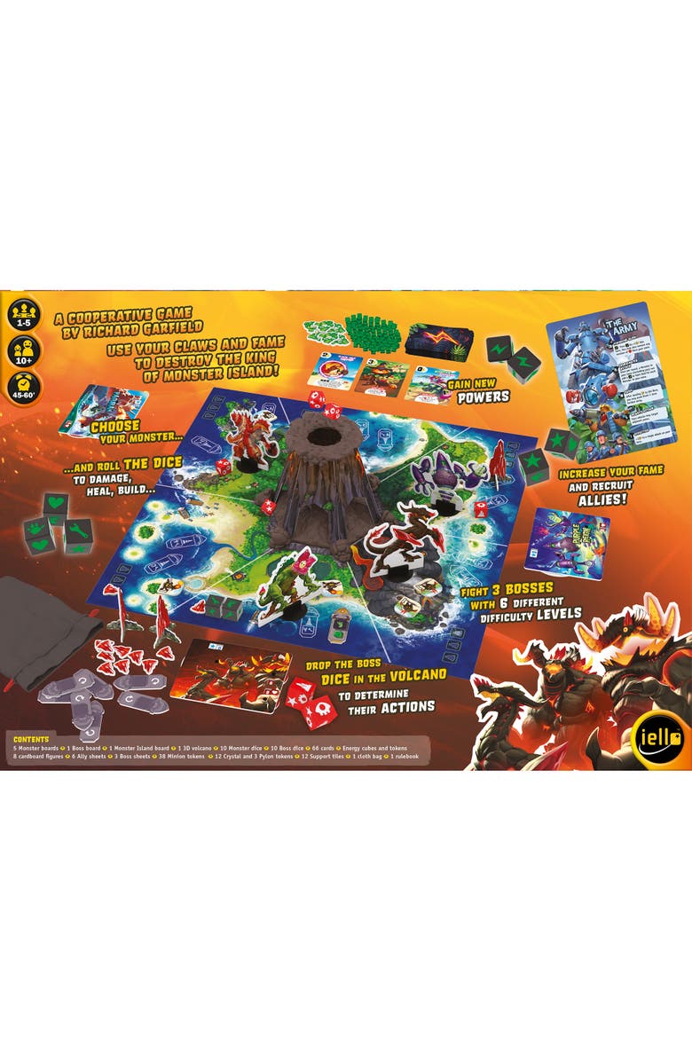 IELLO King Of Monster Island Strategy Board Game, Alternate, color, Multicolored