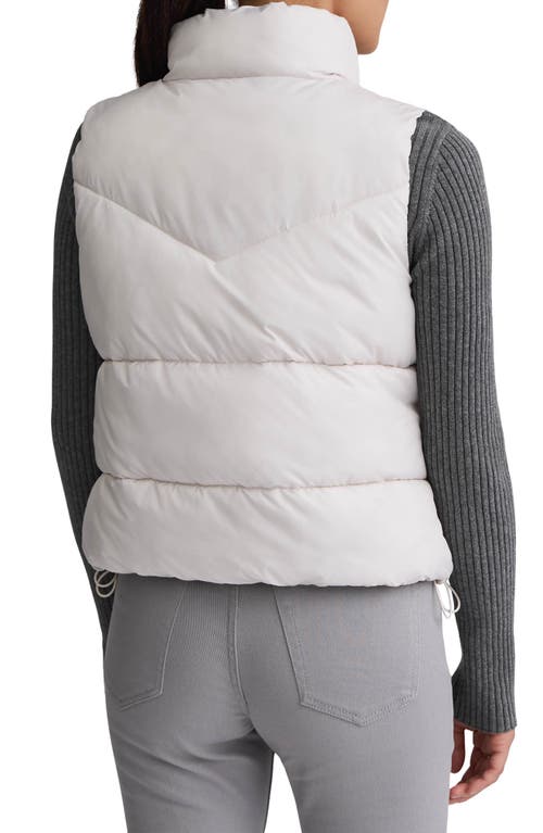 Nvlt Cire Crop Quilted Vest In White