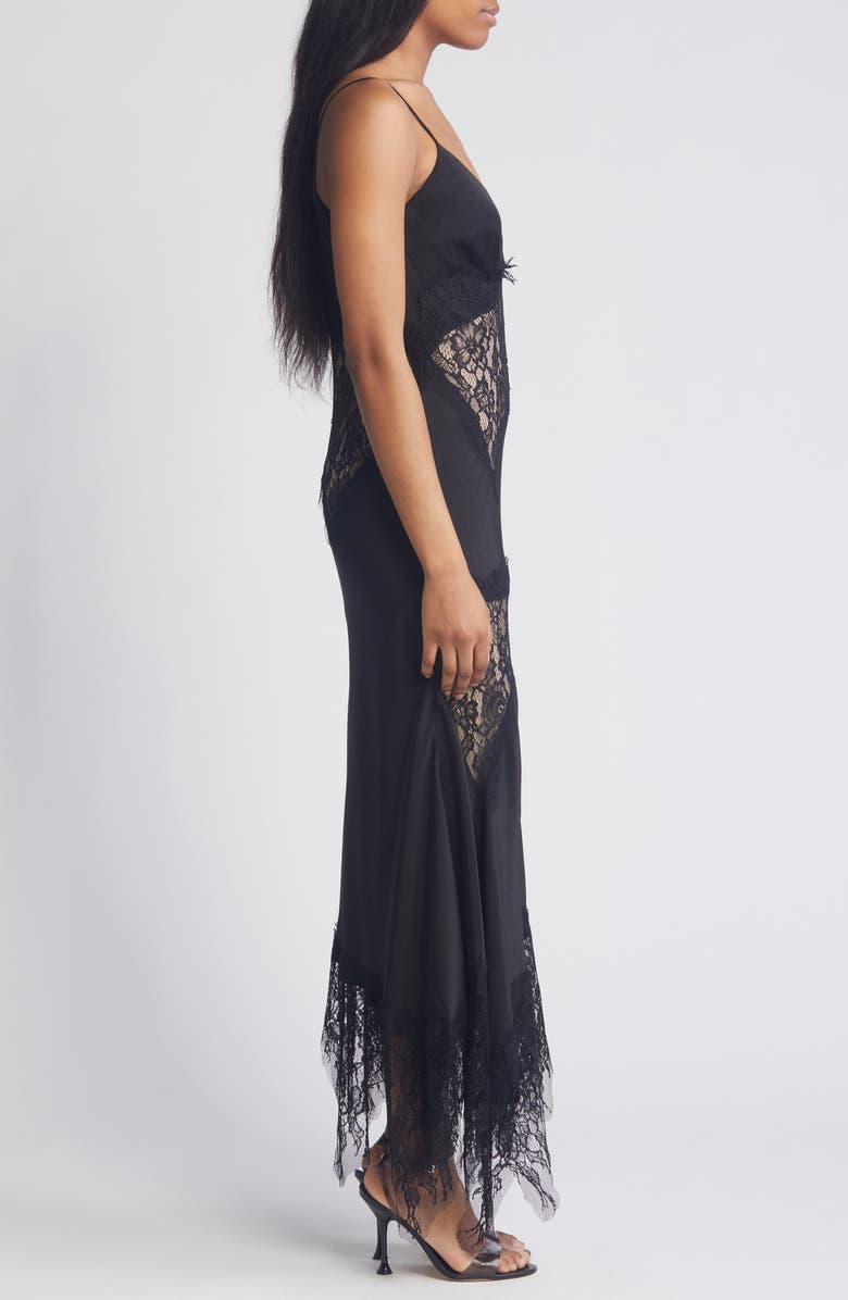 Bardot Dalton Lace Trim Midi Dress, Alternate, color,