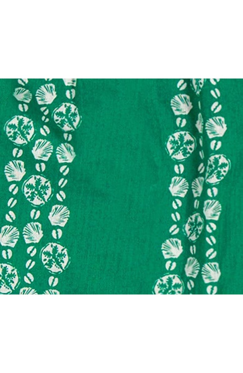 Mer St. Barth Mini Capucine Girls Caftan, Alternate, color, Green