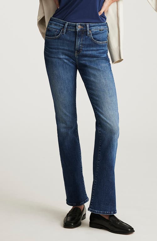 Mavi Jeans New York High Waist Ankle Straight Leg Jeans In Blue