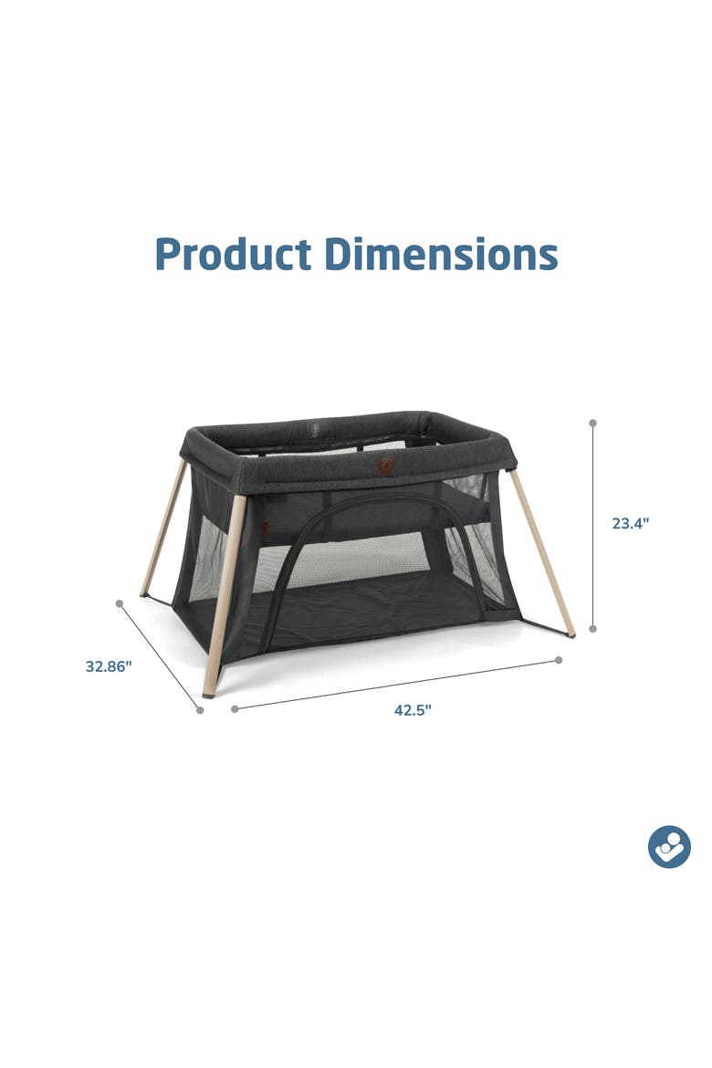 Calao 3-in-1 Travel Playard, Alternate, color, CLASSIC GRAPHITE