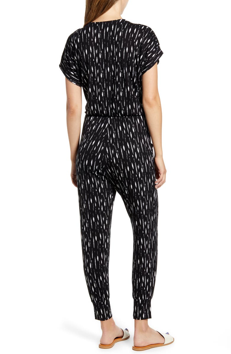 Loveappella Wrap Jumpsuit, Alternate, color,