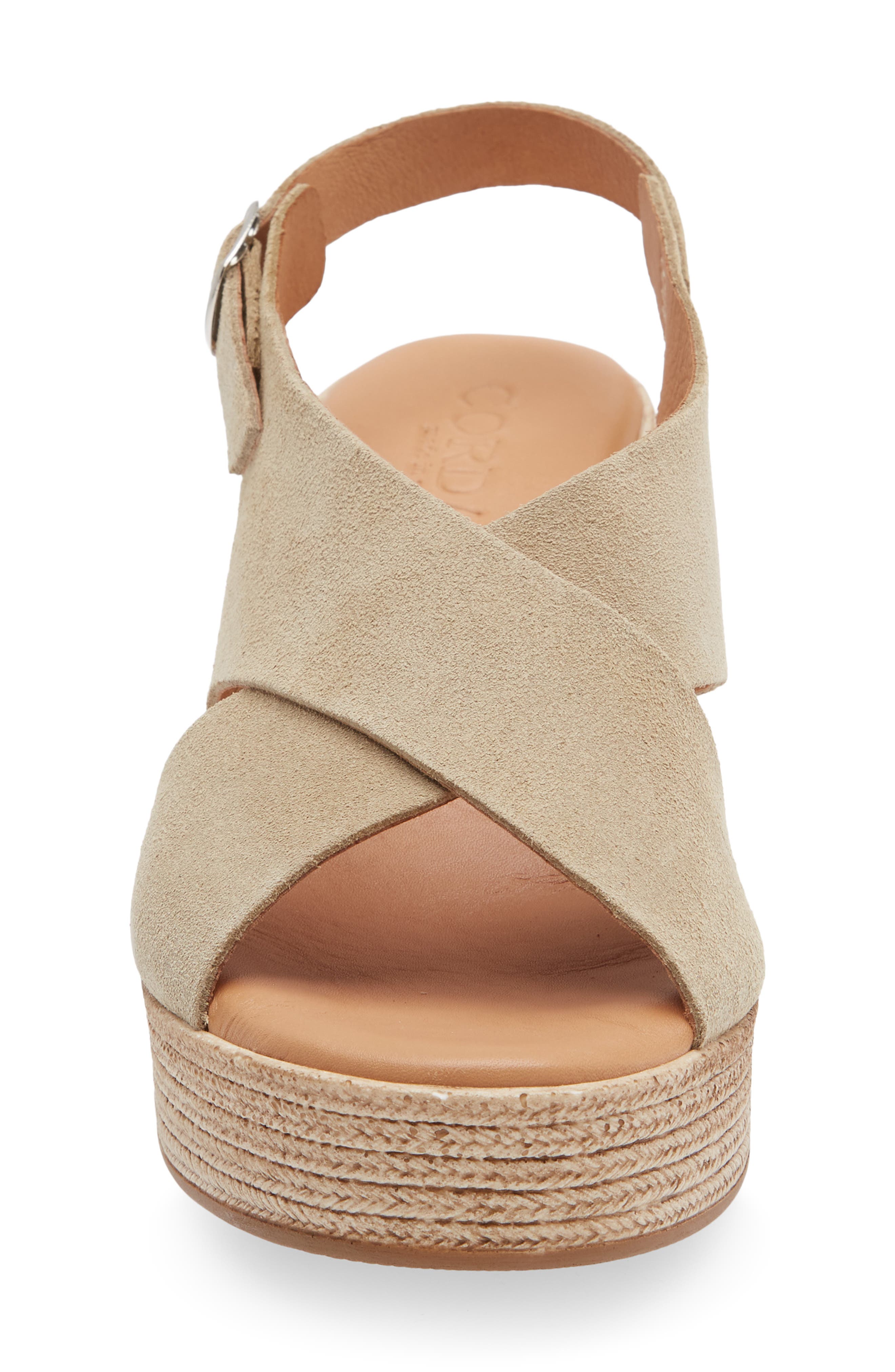 Marianne Slingback Platform Sandal, Alternate, color, DUNE SUEDE