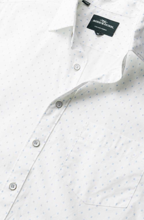 Rodd & Gunn Emerald Hill Short Sleeve Button-up Shirt In White