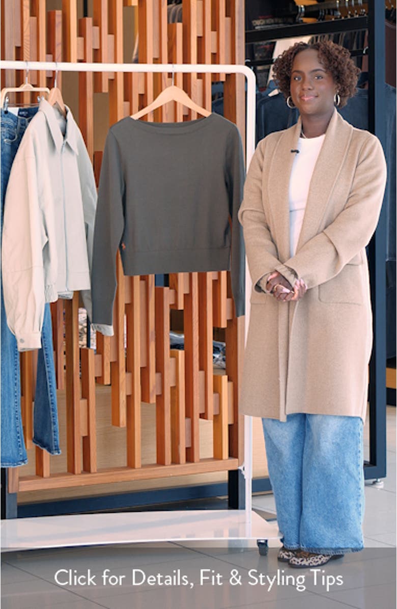 Bateau Neck Sweater, sales video thumbnail