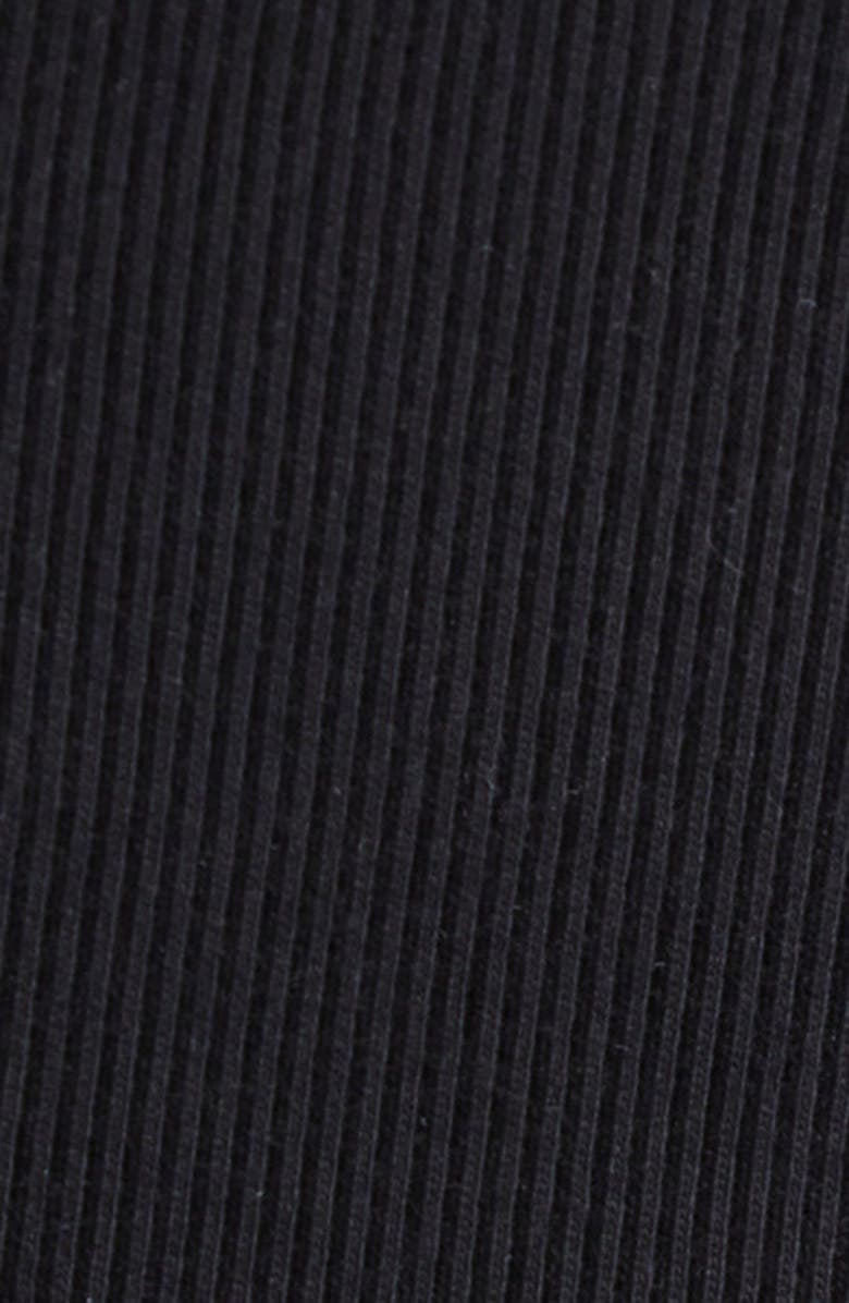 Coperni Washing Clip Rib Organic Cotton Tank, Alternate, color, Black