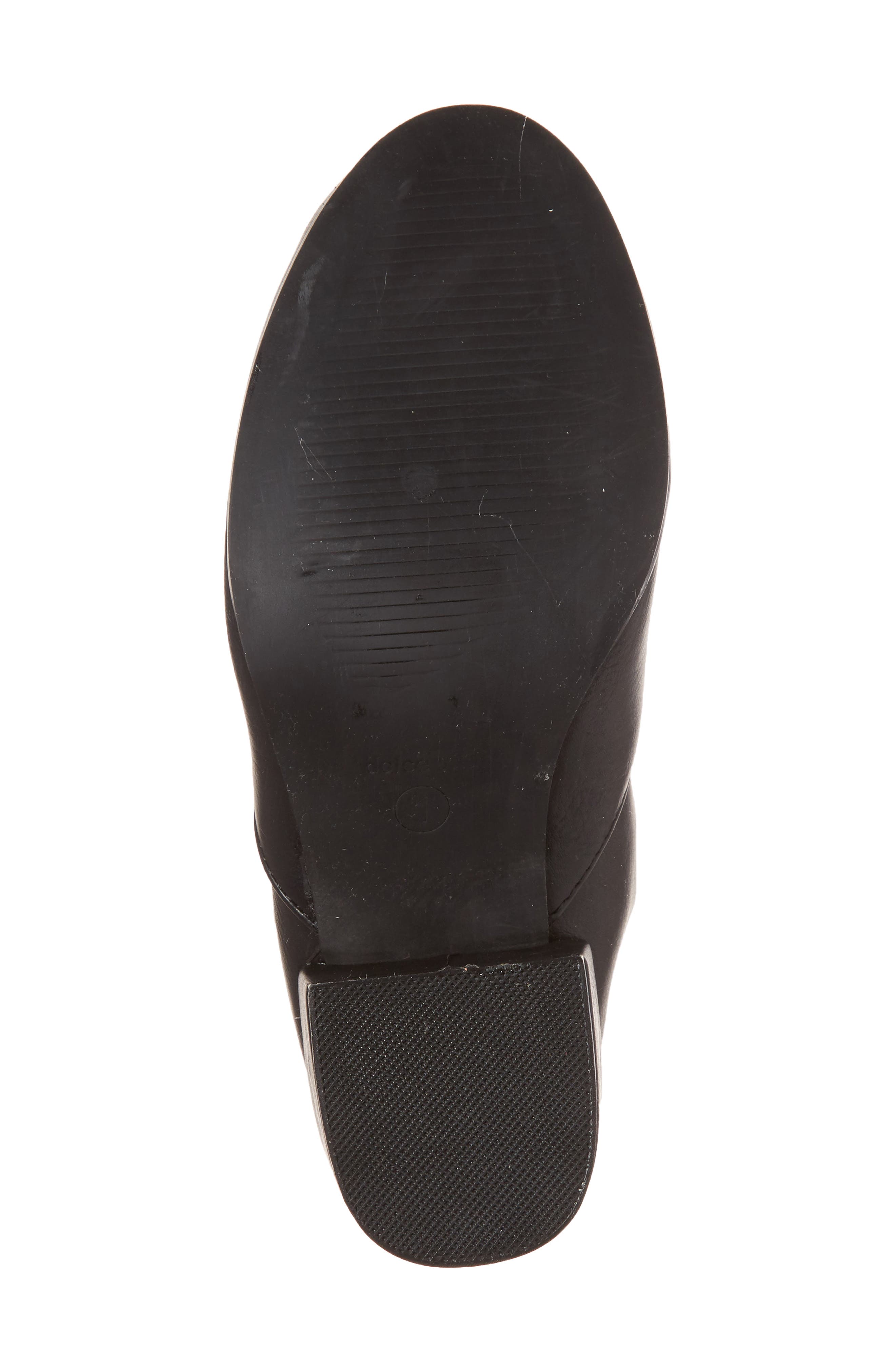 Block Heel Bootie, Alternate, color, BLACK LEATHER
