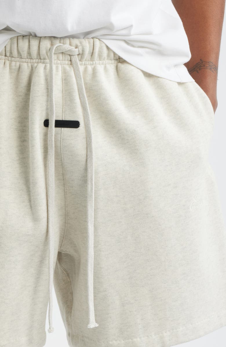 Fear of God Essentials Signature Classic Fit Sweat Shorts, Alternate, color, Concrete/Dark Concrete Heather
