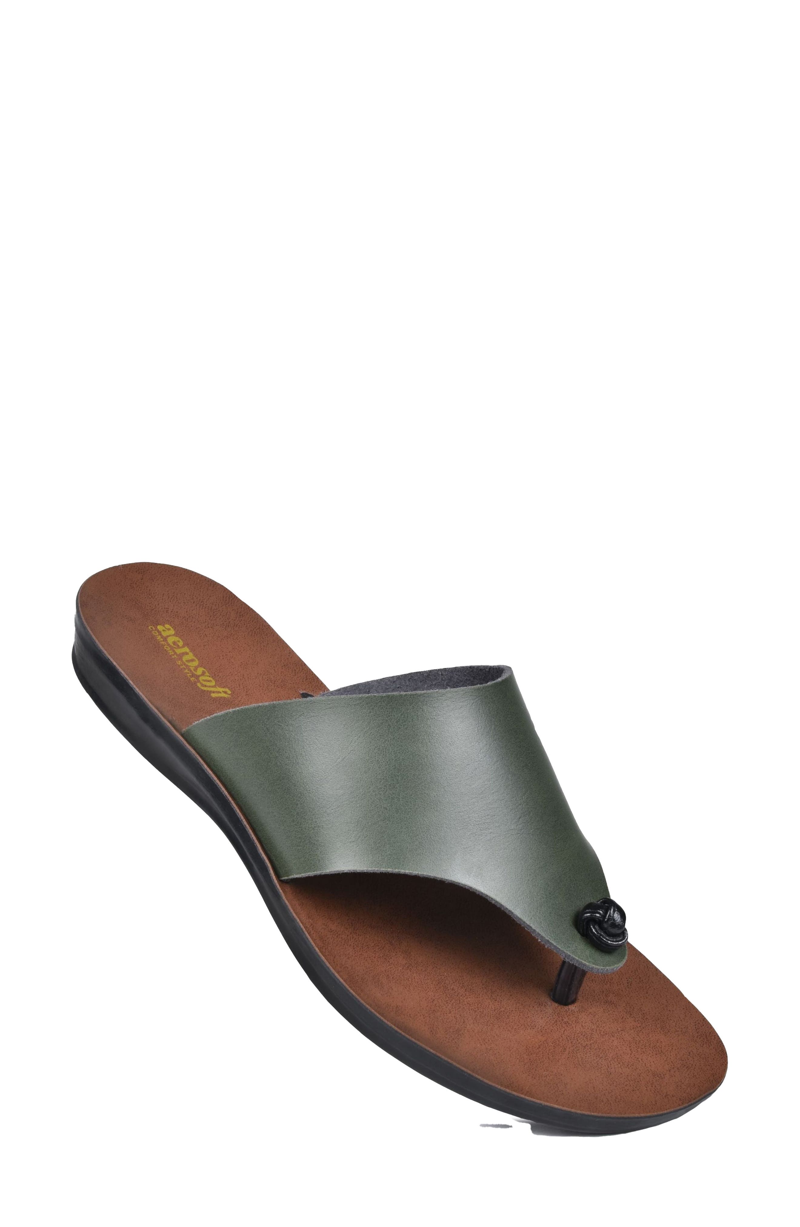 Vintage Arch Thong Sandal, Alternate, color, GREEN