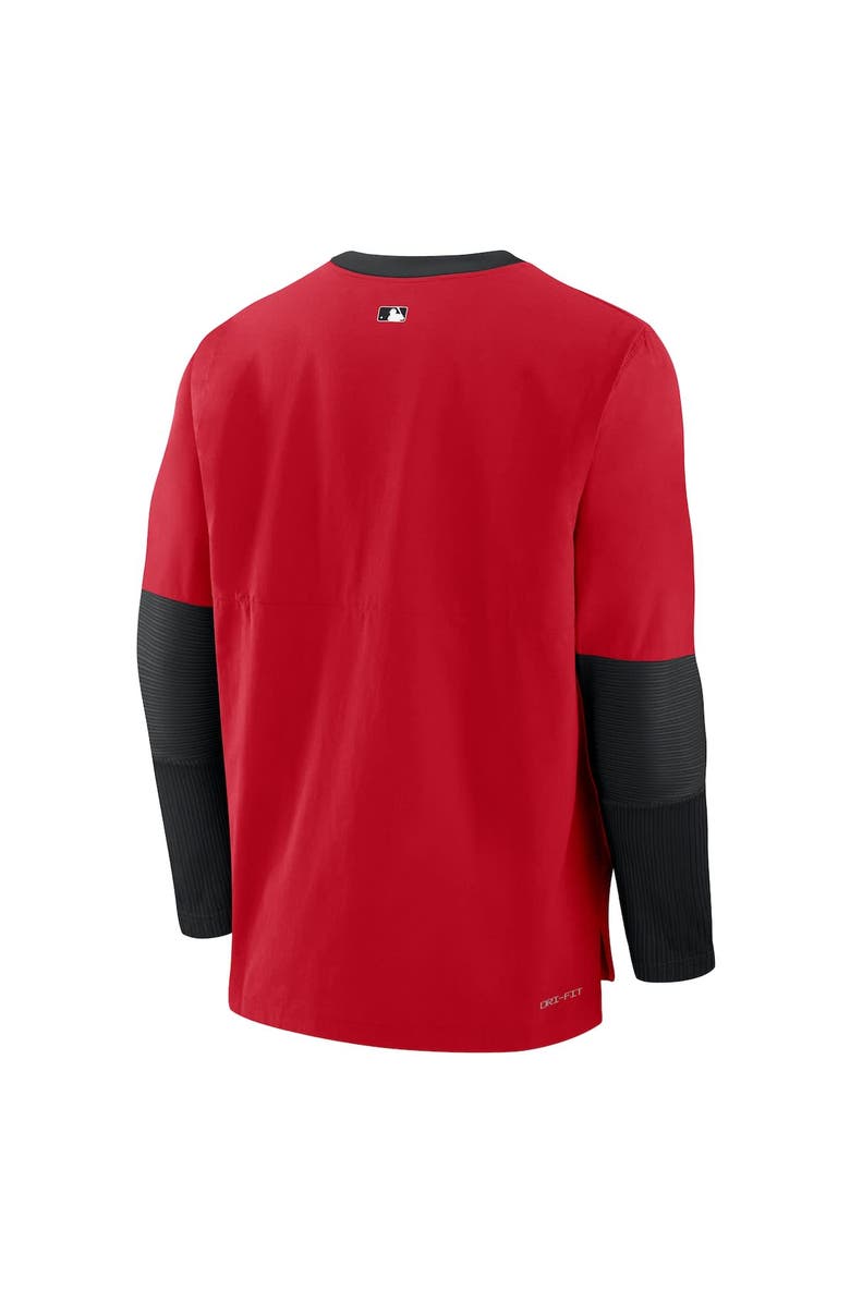 Nike Men's Nike Red/Black Chicago White Sox 2025 City Connect Authentic Collection Lightweight Player Tri-Blend Performance Long Sleeve T-Shirt, Alternate, color, Red