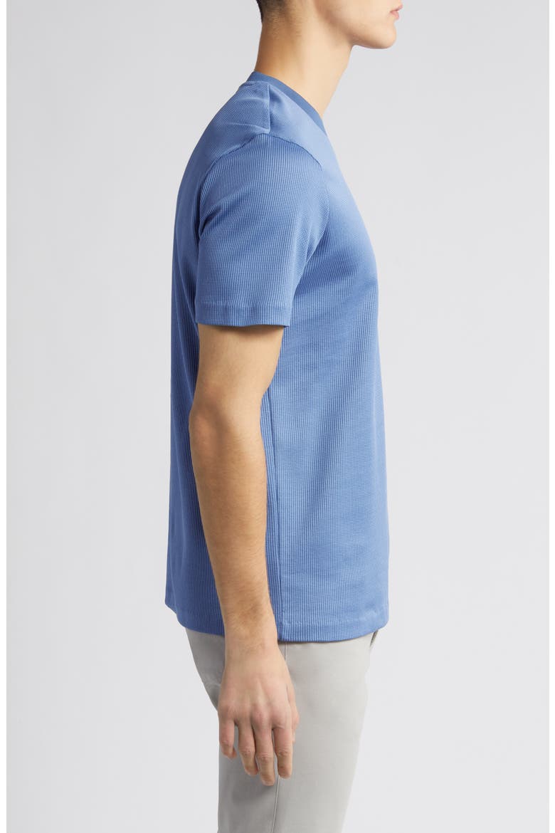 Tiburt Ringer Cotton T-Shirt, Alternate, color, OPEN BLUE