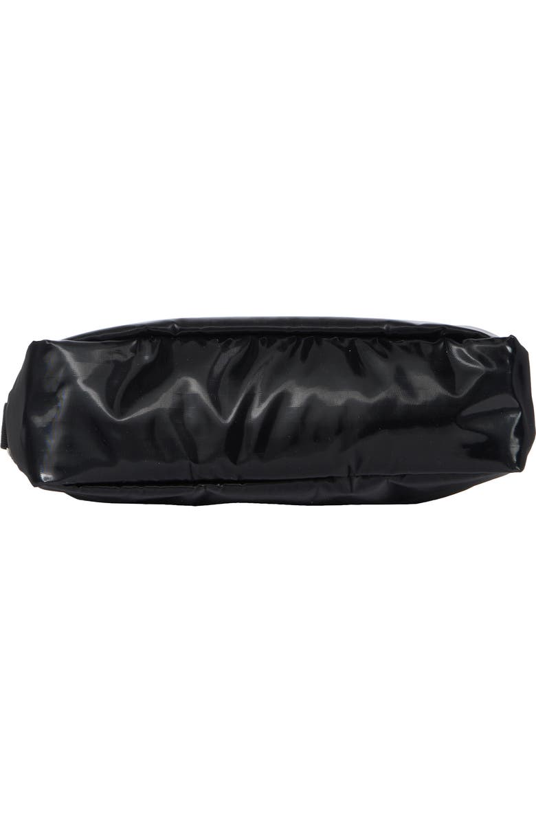LeSportsac East/West Phone Crossbody Bag, Alternate, color, Black Shine