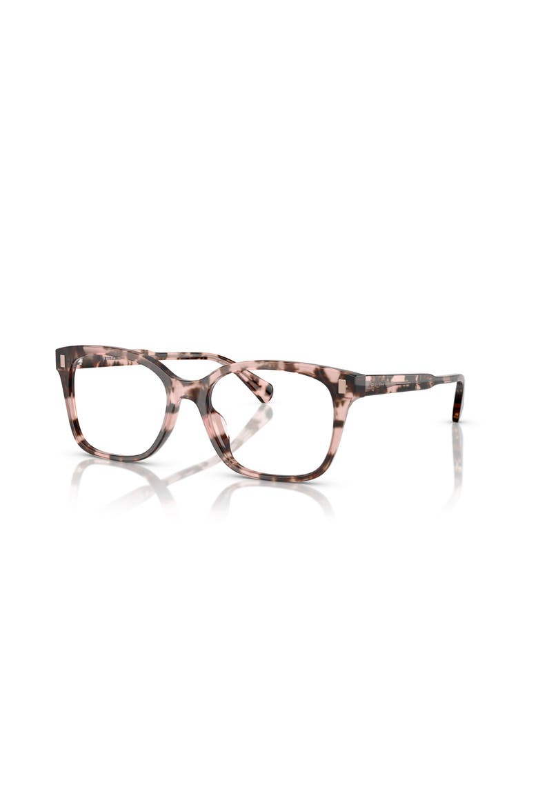 53mm Rectangle optical glasses, Main, color, Pink