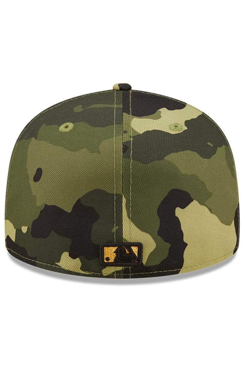 New Era Men's New Era Camo Cincinnati Reds 2022 Armed Forces Day On-Field 59FIFTY Fitted Hat, Alternate, color, 