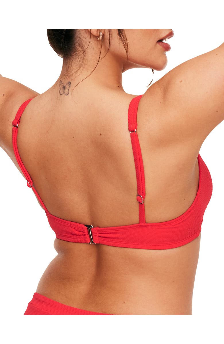 Adore Me Coraline Swimwear Contour Bustier Top, Alternate, color, Dark Orange