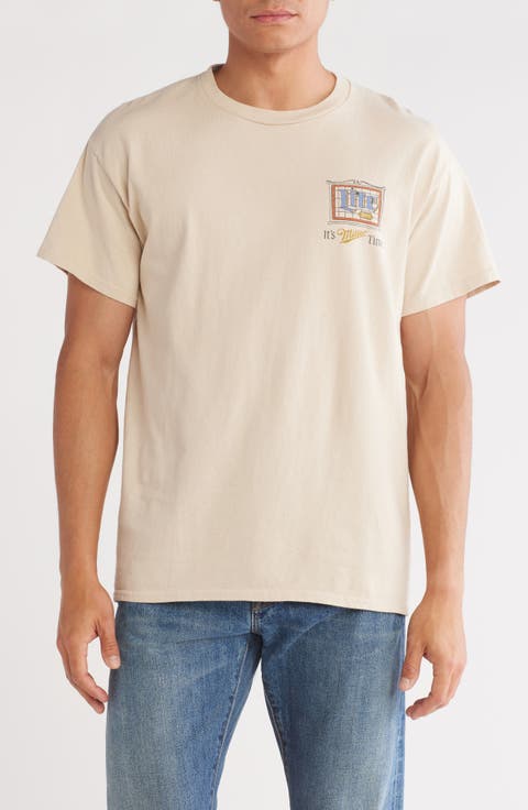 Miller Lite Stained Glass Graphic T-Shirt