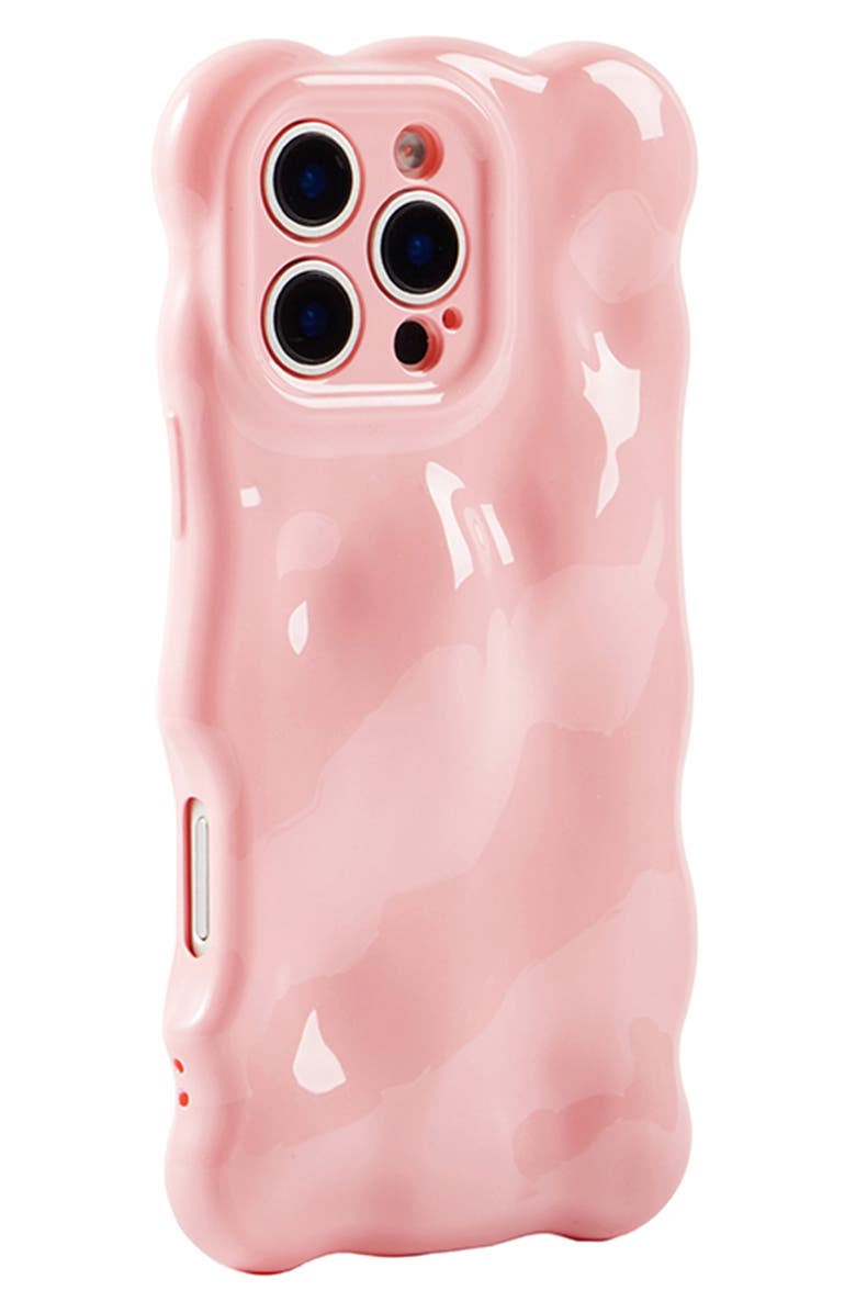 Auramma Bubbles iPhone 16 Pro Case, Alternate, color, Baby Pink