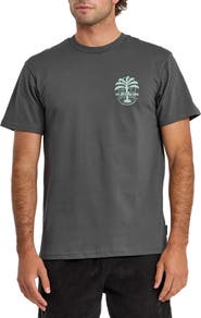 Quiksilver Uno Palm Cotton Graphic T-Shirt