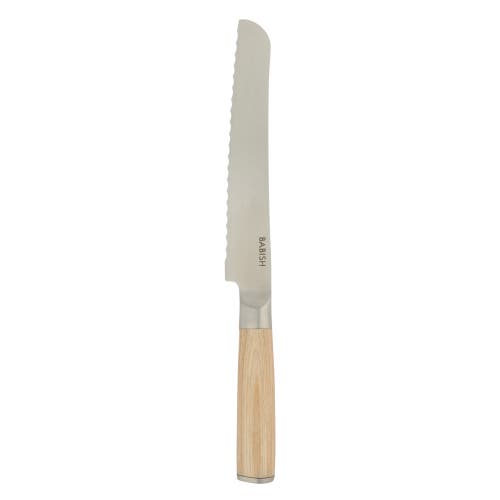 Babish Bread Knife High Carbon 1.4116 German Steel Serrated Knife With Pakka Wood Handle In Brown