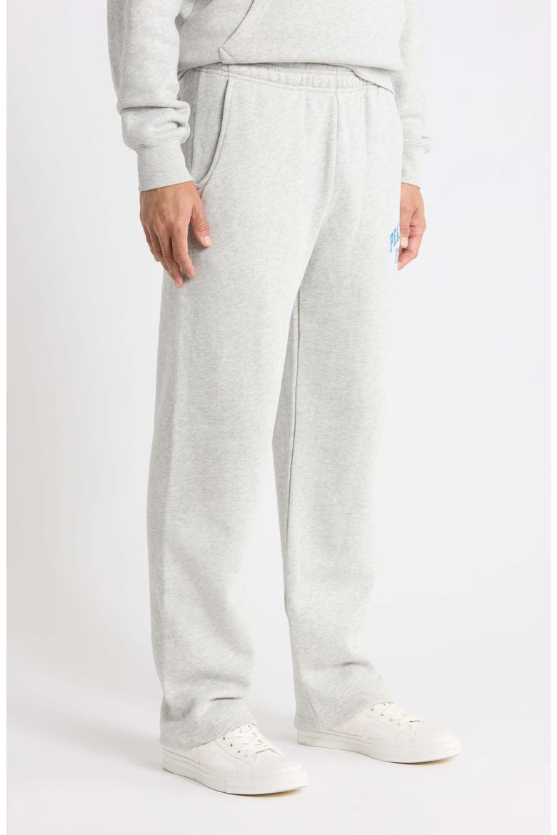 Peaceful Cotton Fleece Sweatpants, Alternate, color, ASH