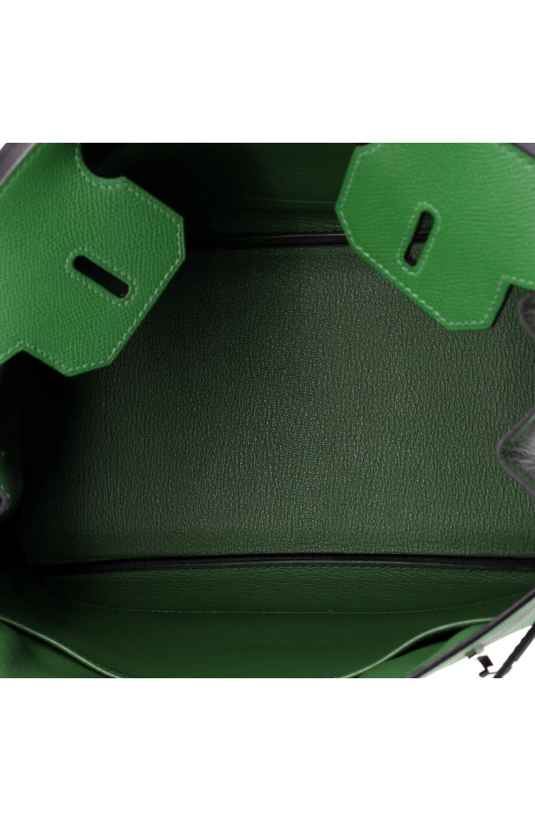 Pre-Owned Hermes Birkin Handbag Green Epsom with Palladium Hardware 30, Alternate, color,
