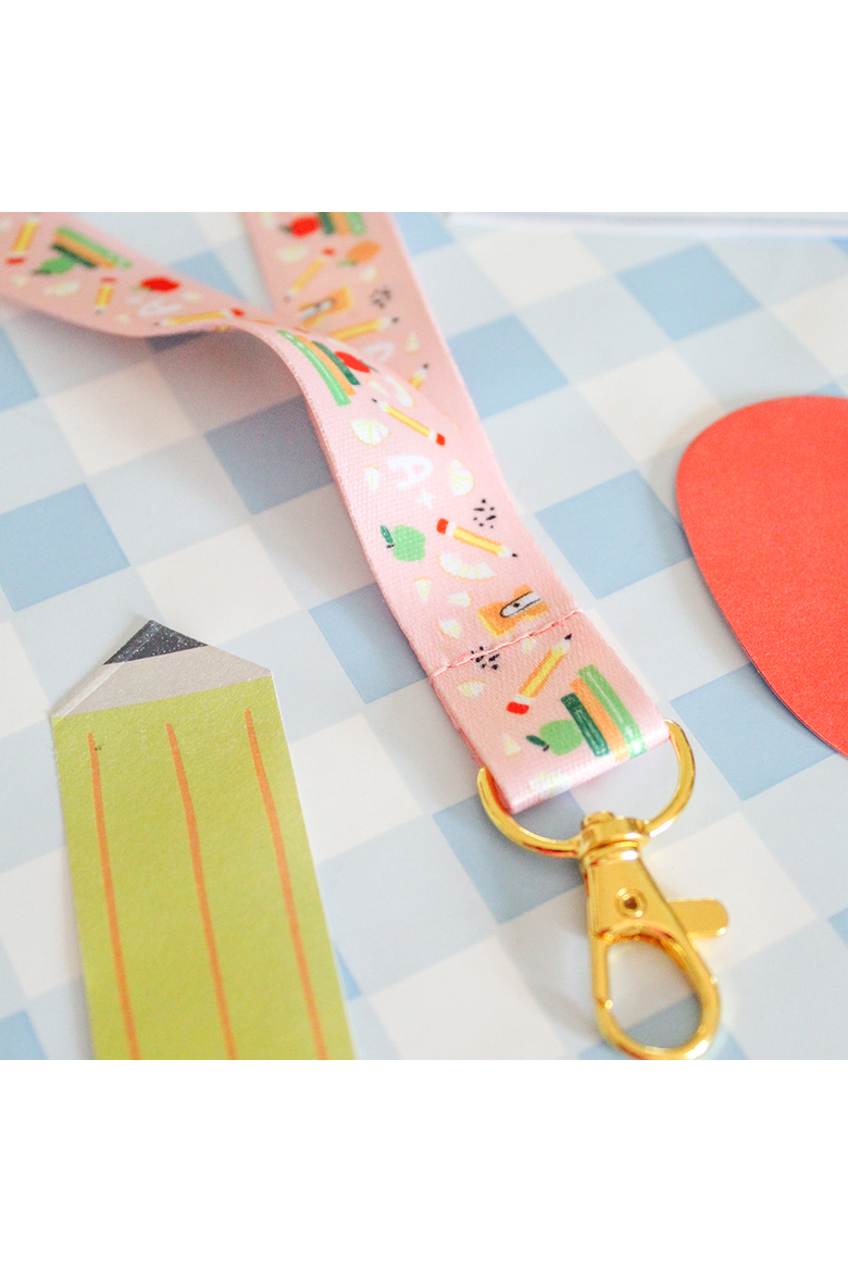 Back to School Lanyard, Alternate, color, Assorted Pre-Pack