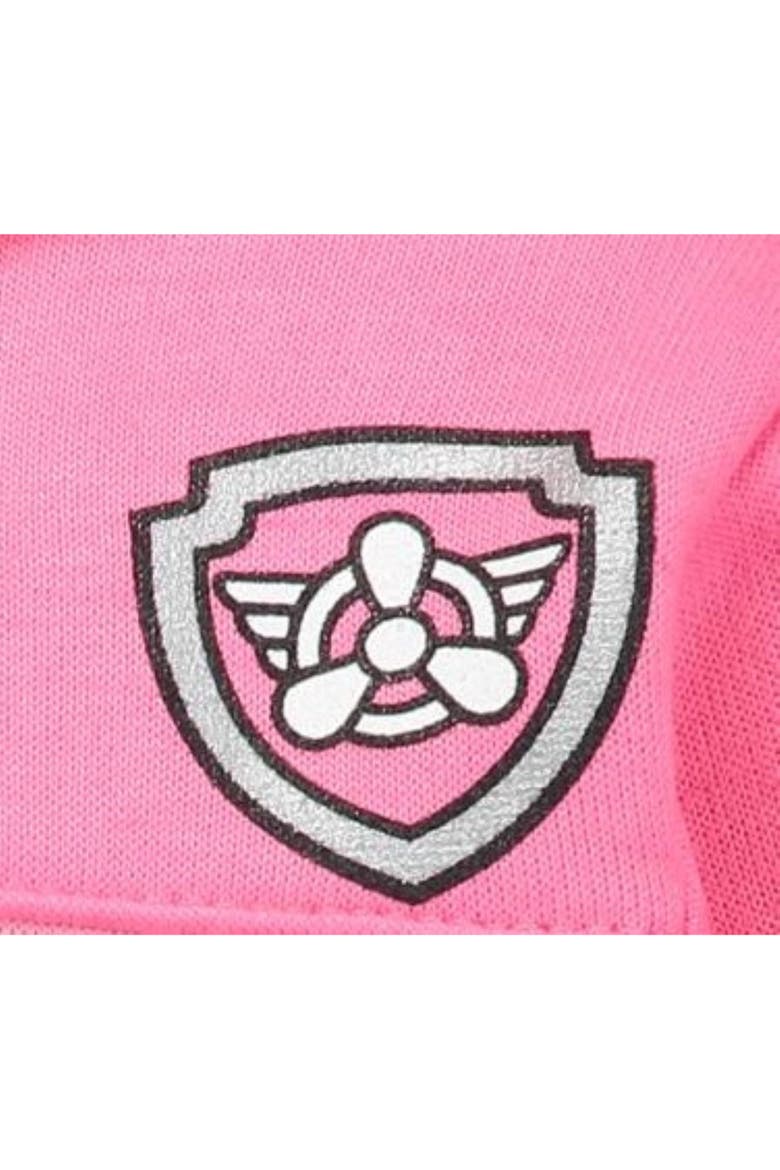 Paw Patrol Skye Girls' Fleece Quarter-Zip Hooded Sweatshirt, Alternate, color, Skye Hot Pink