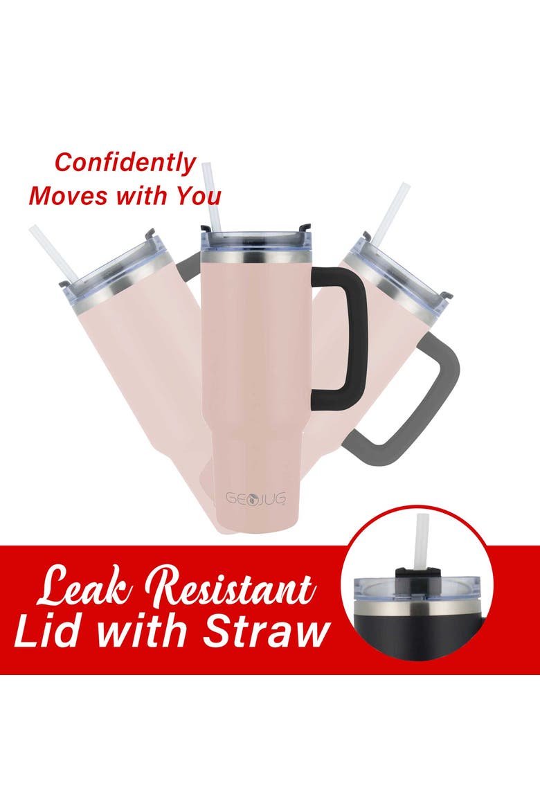 40oz Insulated Stainless Steel Tumbler Cup, Alternate, color, Pink