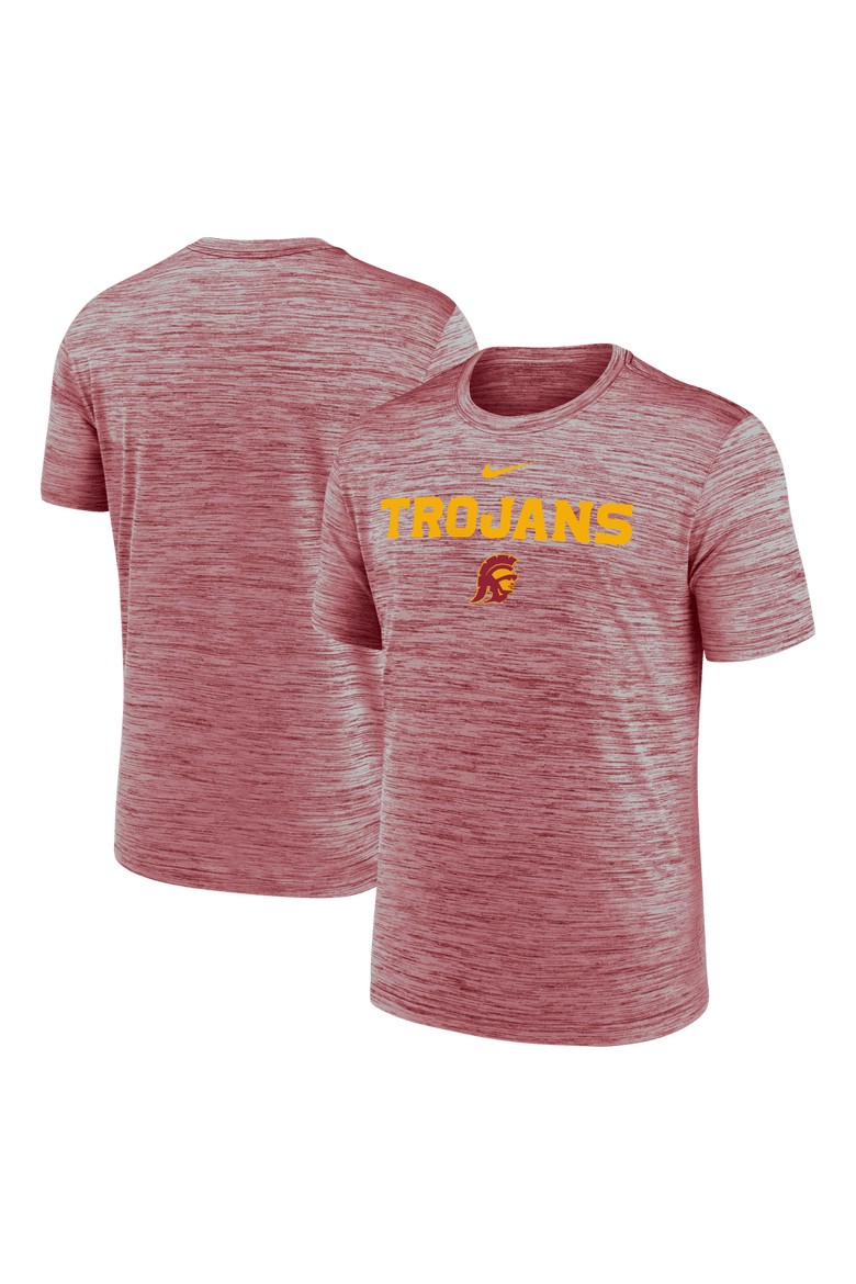 Men's Nike Cardinal USC Trojans 2025 Sideline Velocity Performance T-Shirt, Main, color, Cardinal