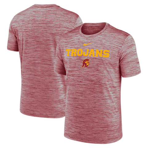 Men's Nike Cardinal USC Trojans 2025 Sideline Velocity Performance T-Shirt