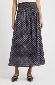Hill House Home The Delphine Nap Cotton Midi Skirt