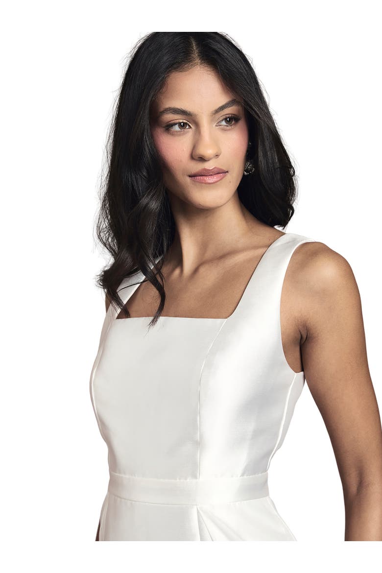 Petite Wide Strap Mini Dress, Alternate, color, Ivory