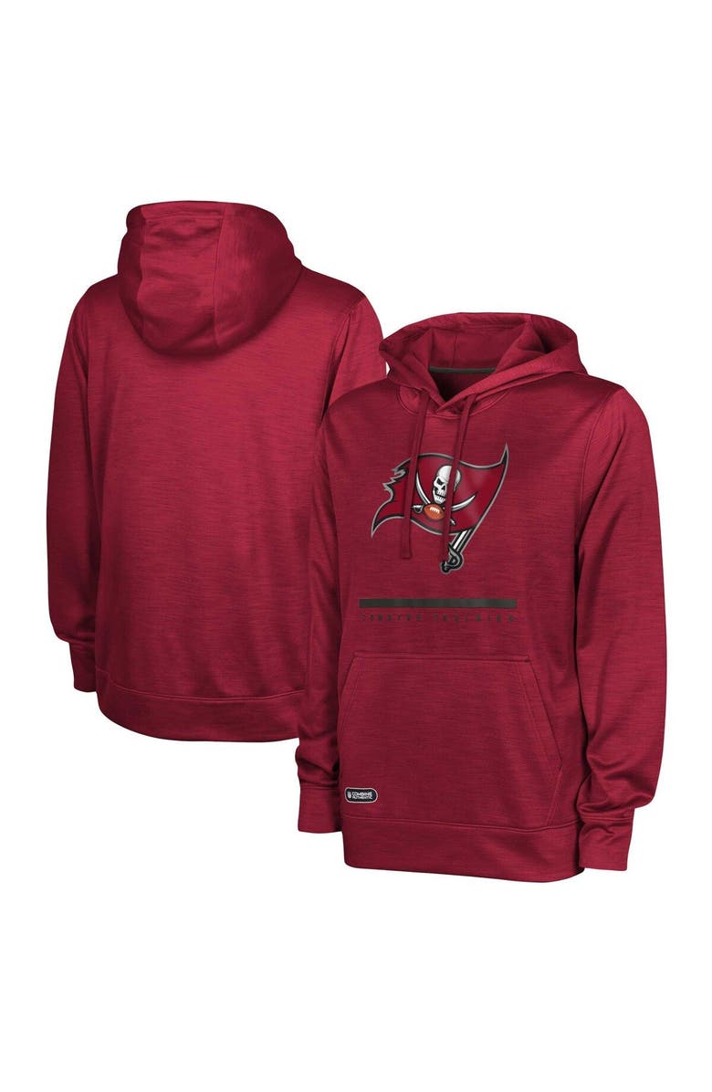Outerstuff Men's Red Tampa Bay Buccaneers Speed Drill Streak Pullover Hoodie, Main, color, Red