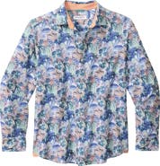 Tommy Bahama Nova Wave Floral Seersucker Button-Up Shirt