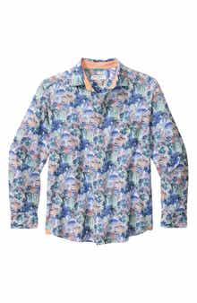Tommy Bahama Nova Wave Floral Seersucker Button-Up Shirt