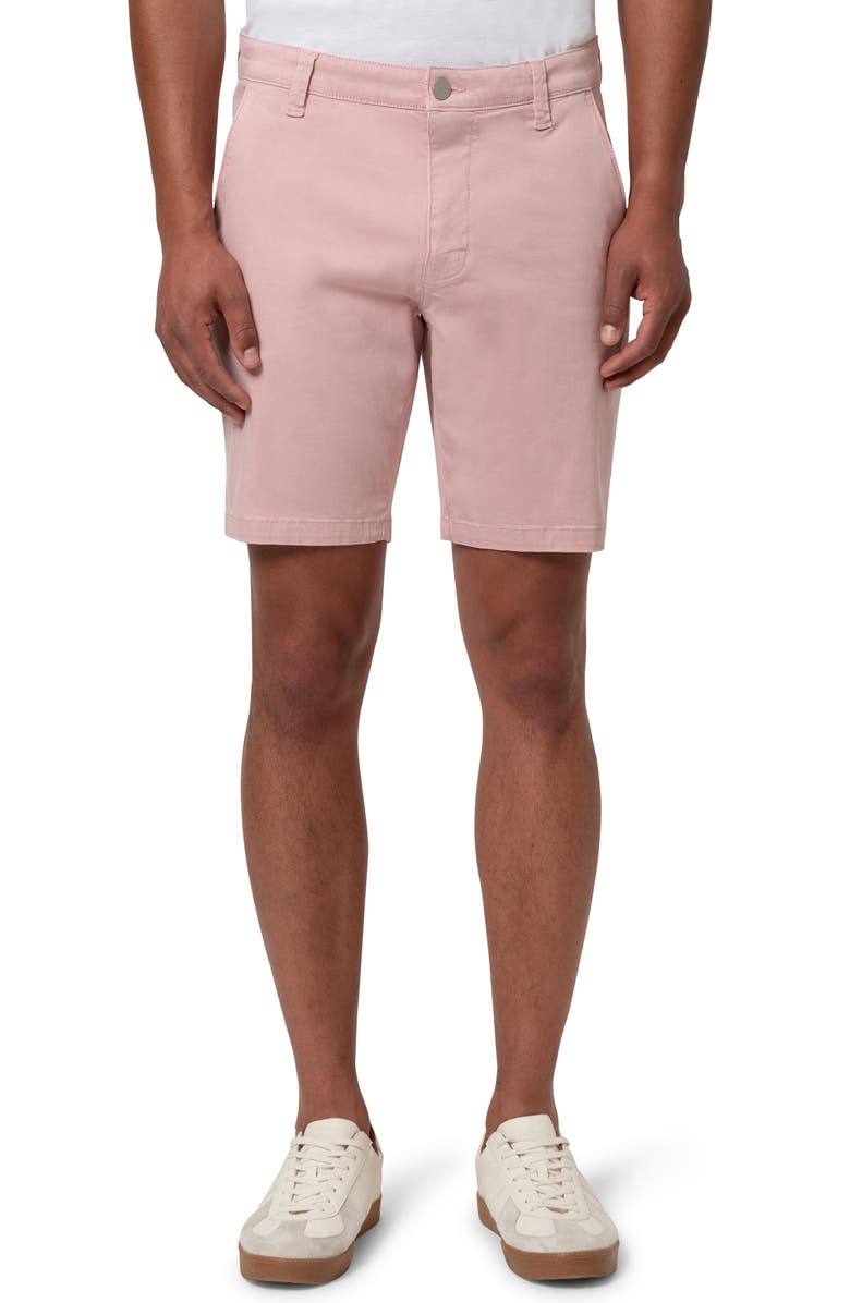 34 Heritage Hampton Slim Fit Twill Chino Shorts, Main, color, Pink Twill