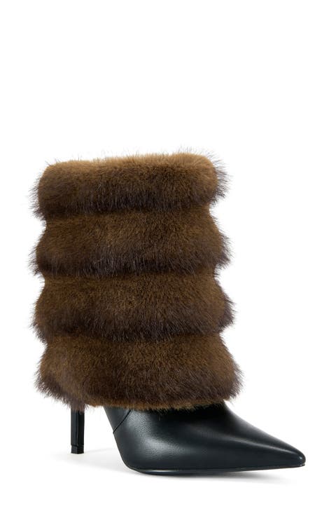 Simon Faux Fur Bootie (Women)