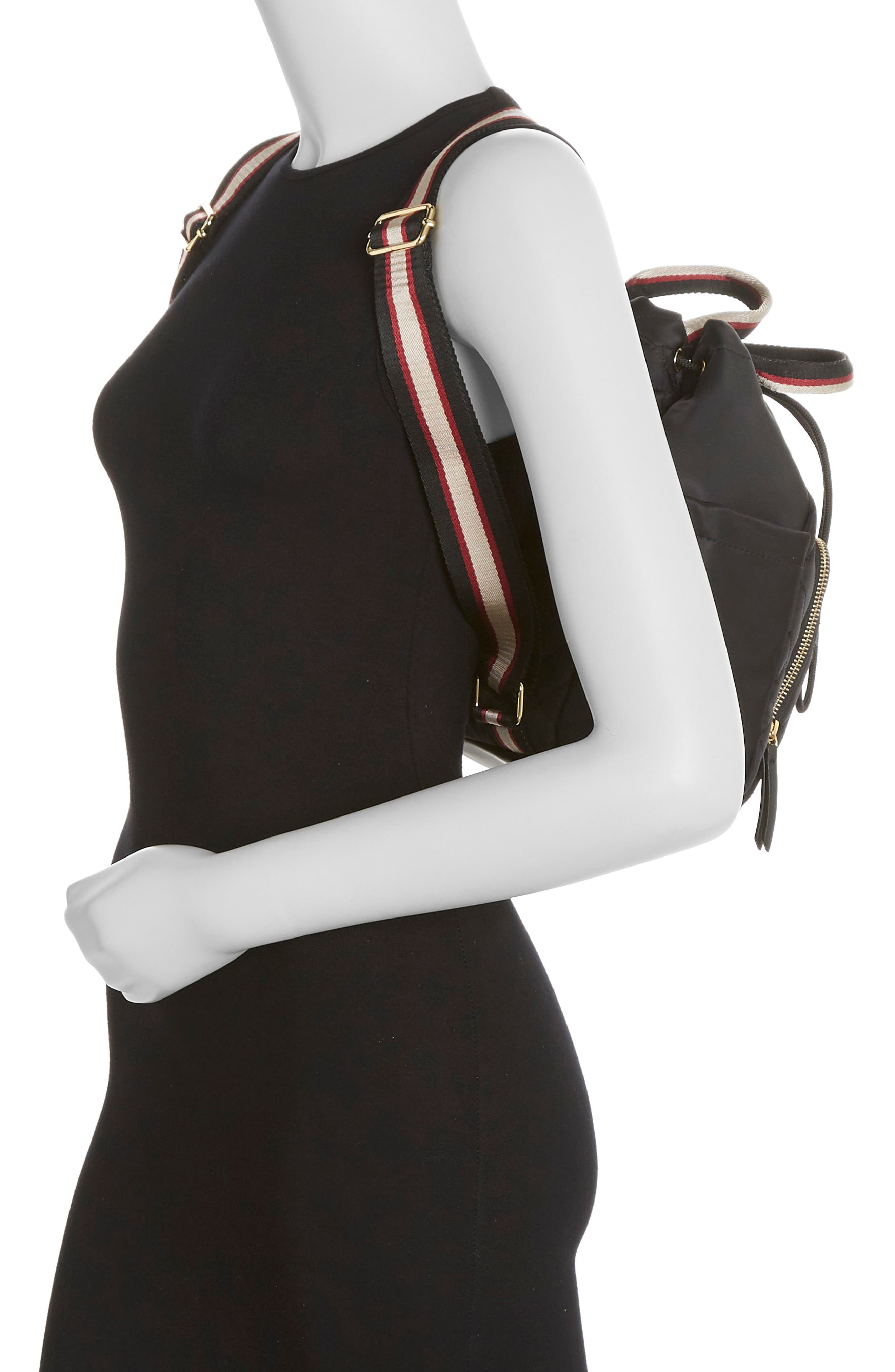 Tommy Hilfiger Afton Quilted Nylon Backpack, Alternate, color, 