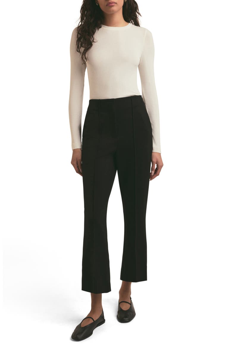 The Alissa Cropped Pants, Alternate, color, BLACK