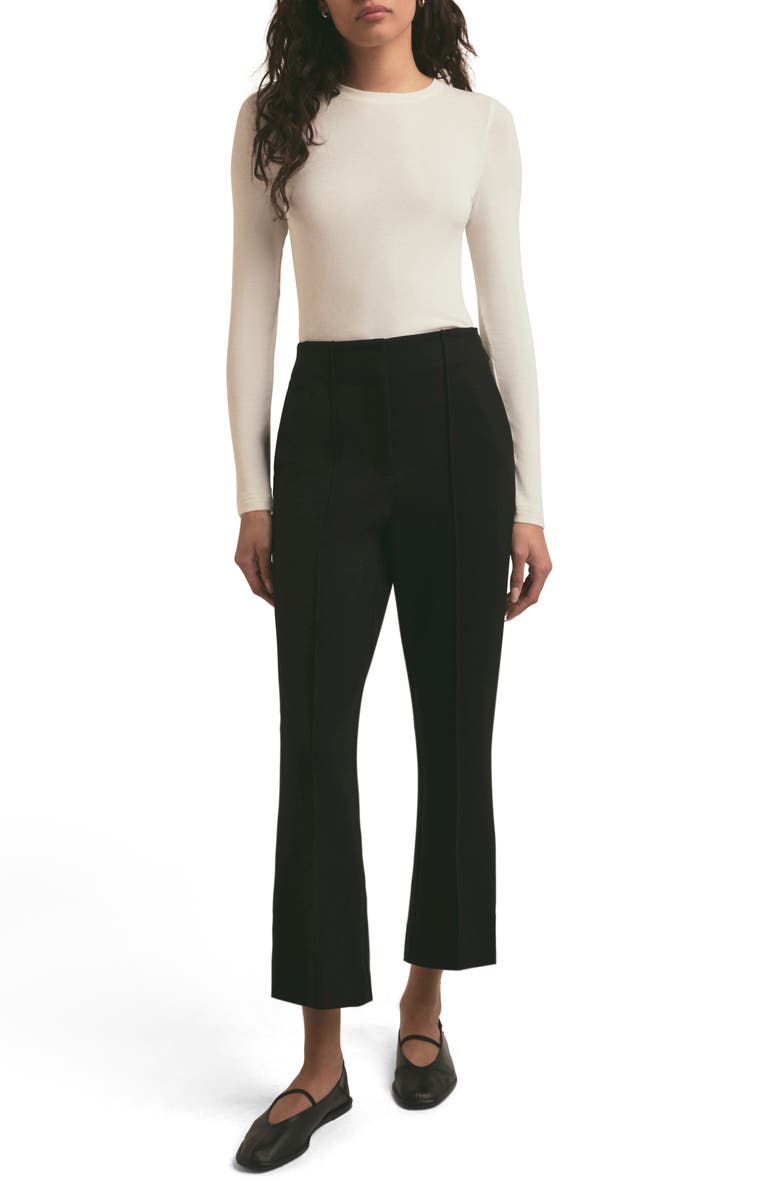 Favorite Daughter The Alissa Cropped Pants, Alternate, color, Black