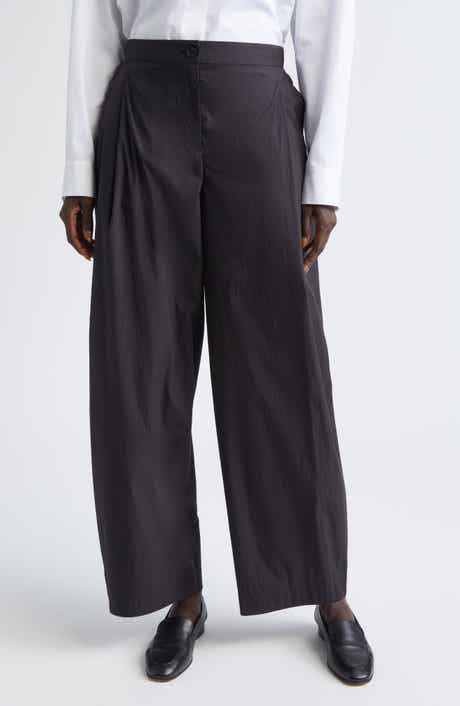 Cooper Pleated High Waist Barrel Leg Pants