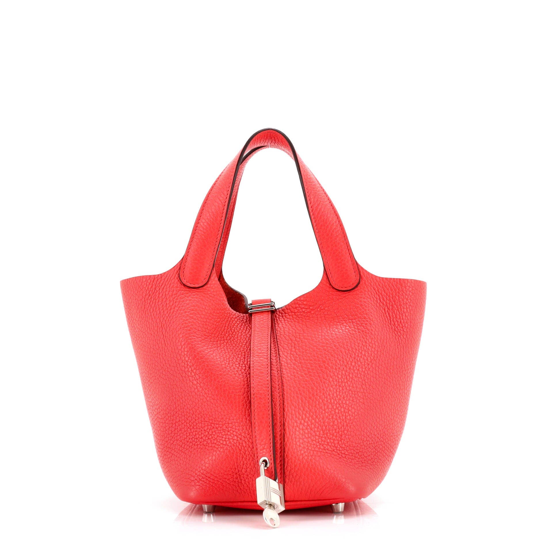 Pre-Owned Hermes Picotin Lock Bag Clemence PM, Main, color, 